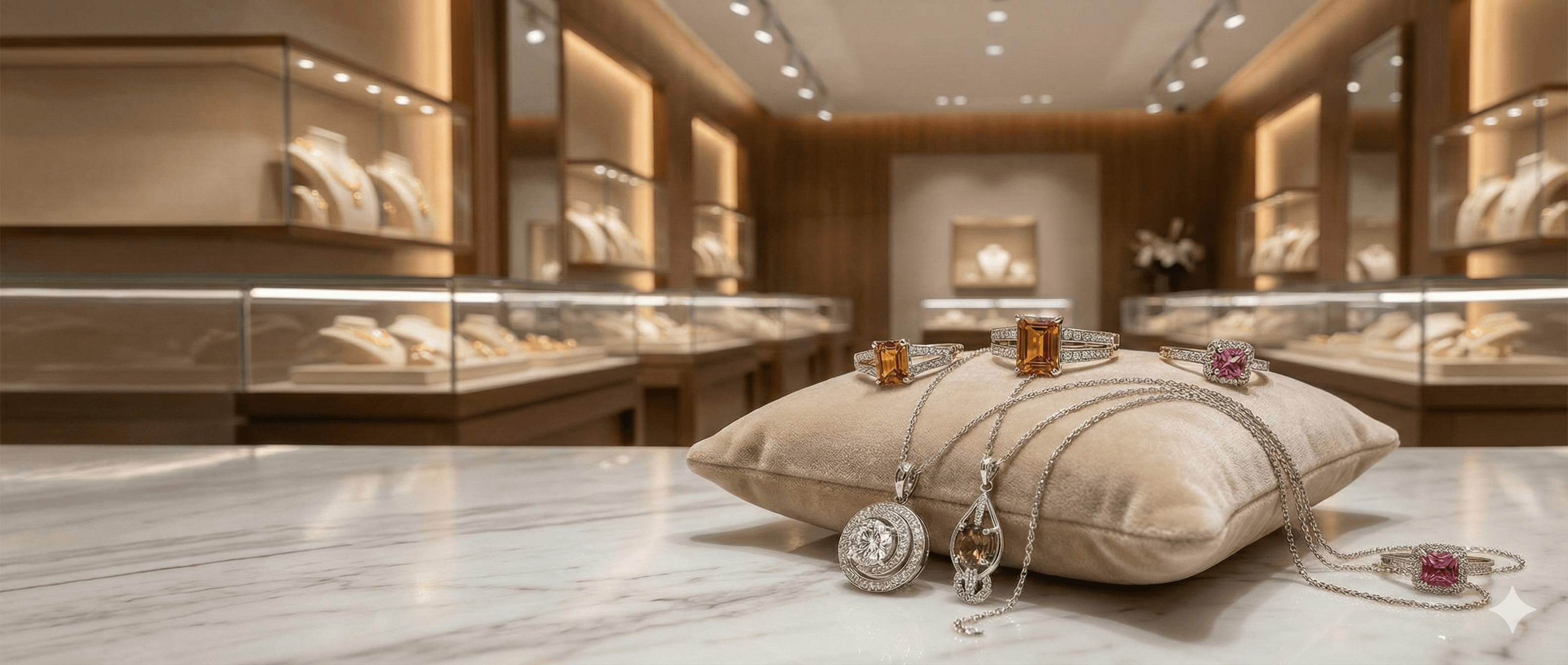 Fine jewellery presentation at Nish Ceylon