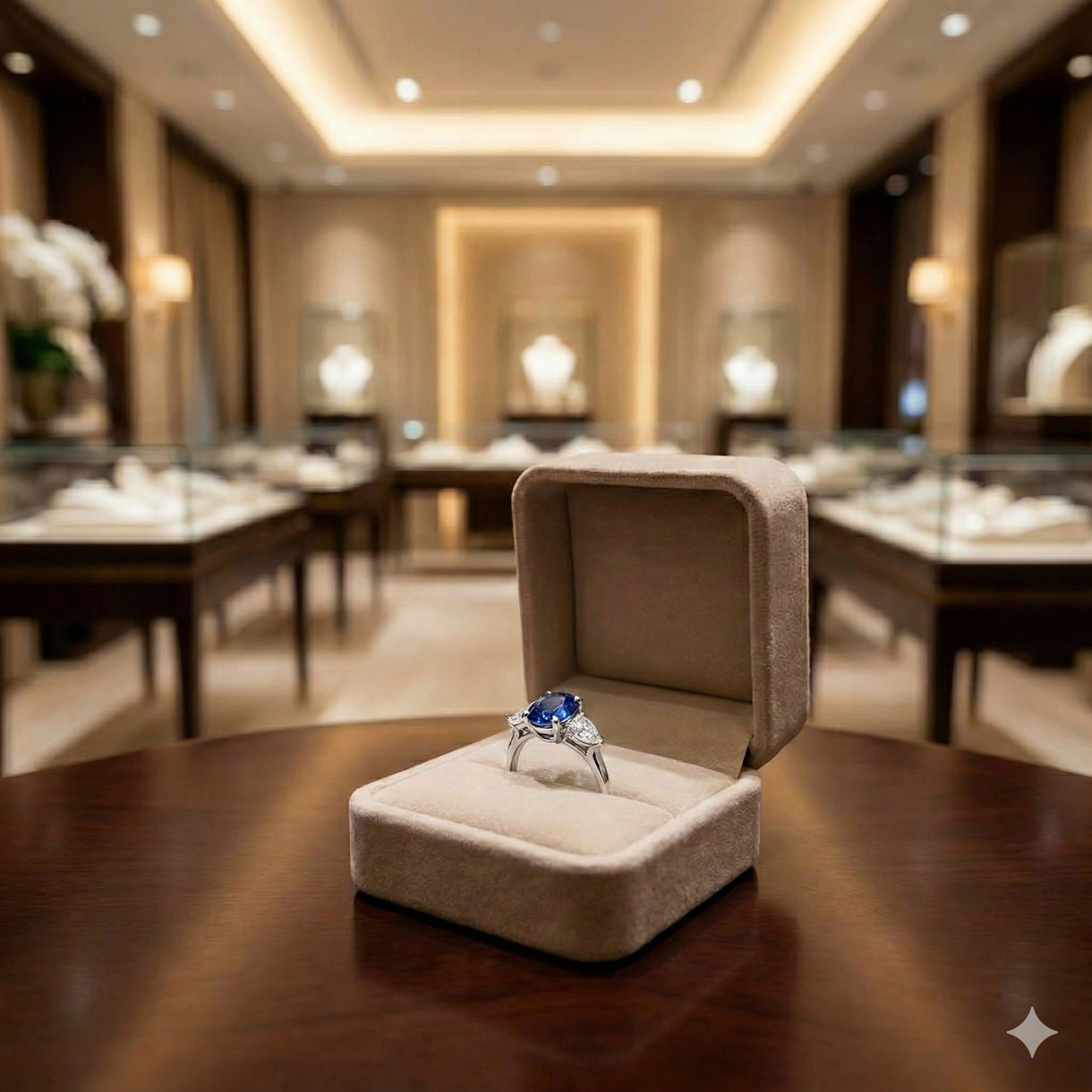 Ceylon Ruby Solitaire Ring